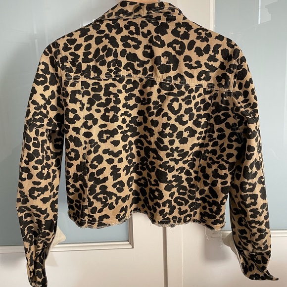 Denim cheetah jacket - Picture 2 of 3